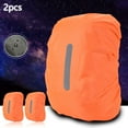 2PCS Backpack Rain Cover Outdoor Night Travel Reflective Rain Cover ...