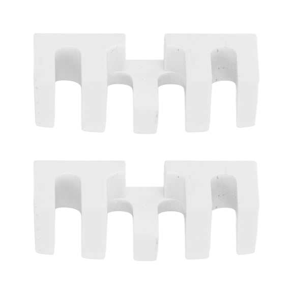 2PCS Badminton Stringing Racquet Load Spreader Embedded High Pounds Racket Load Adapter Protector Stringing Tool White