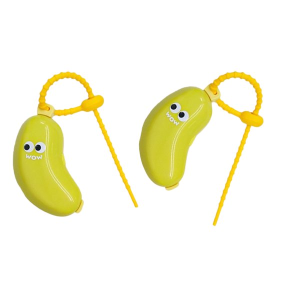 2PCS Banana Toothbrush Head Cover Portable Case for Travel Camping Gym Use