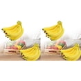 thumbnail image 1 of 2PCS Bananas Bunch Lifelike Banana Cluster Fruits Bananas Photography Kitchen Party 18cm Home Decor, 1 of 7