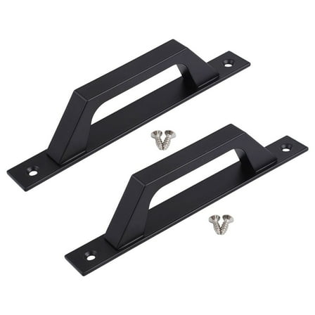 2PCS Barn Door Pull Handles,Heavy Duty Aluminum Alloy for Sliding Doors,Cabinet,Gate,Shed,Garage