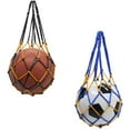 2PCS Basketball Carrying Net Bag Mesh Balls Bag Practical Portable Hand