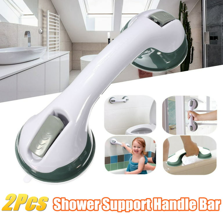Bathroom Suction Cup Handle Grab Bar Toilet Bath Shower Tub Bathroom Shower  Grab Handle Rail Grip For Elderly Safety