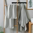 thumbnail image 1 of 2PCS Bath Towel Set, InsCrazy Bath Towels 100% Cotton Towels Bathing Thickened Quick Drying Large Towel Washcloth Water Absorbent Oversized Soft Bathroom Towels 55 X 28Inches, 1 of 7