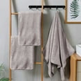 thumbnail image 1 of 2PCS Bath Towel Set, InsCrazy Bath Towels 100% Cotton Towels Bathing Thickened Quick Drying Large Towel Washcloth Water Absorbent Oversized Soft Bathroom Towels 55 X 28Inches, 1 of 7