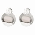 thumbnail image 1 of 2PCS Bathroom Wall Storage Soap Box Set With Punch-Free Suction Design, 1 of 7