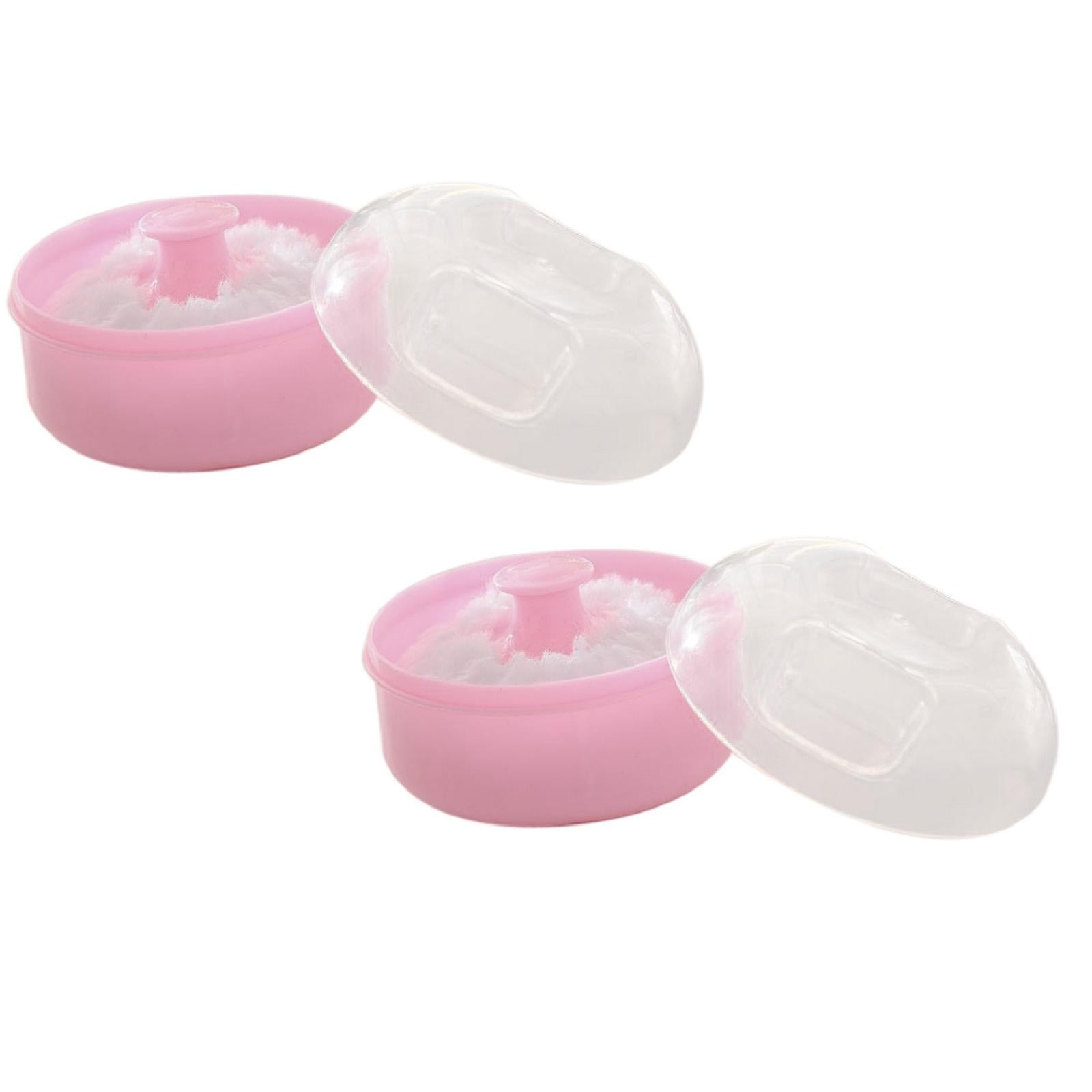 2PCS Beauty Tools + Accessories Baby Container Powder Cosmetic Puff