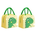 2PCS Bento Bag Cartoon Handbag Bento Bag Big Bags Insulated Cute Bags