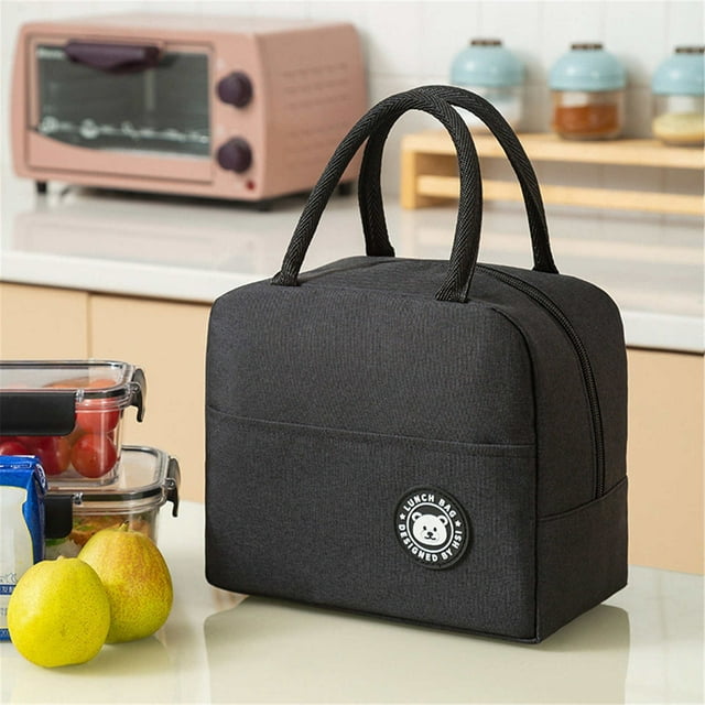 2PCS Bento Bag Cartoon Handbag Bento Bag Insulated Lunch Box Bag ...
