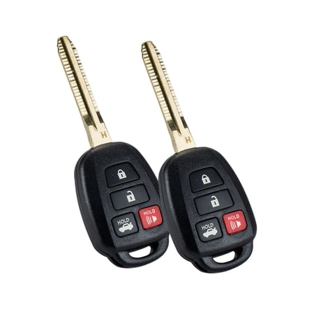 2PCS BestKeys Keyless Entry Car Key Fob Remote Replacement For 2014 - 2017 Toyota Corolla Keyless Remote ONLY H Chip HYQ12BEL