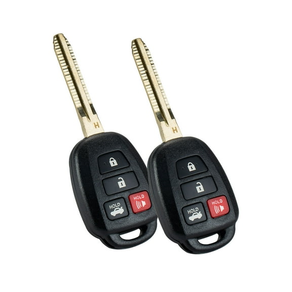 2PCS BestKeys Keyless Entry Car Key Fob Remote Replacement For 2014 - 2017 Toyota Corolla Keyless Remote ONLY H Chip HYQ12BEL