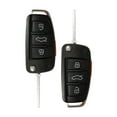 thumbnail image 1 of 2PCS BestKeys Keyless Entry Car Key Fob Remote Replacement For Audi A1 TT R8 Q3 2009-2014 - 8X0837220D 433Mhz ID48 Chip, 1 of 2