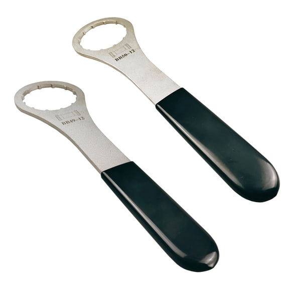 2PCS Bicycle Bottom Bracket Wrench Spanner Repair Tool, BB49-12 for BSA30 & BB50-12 for / TRIPEAK