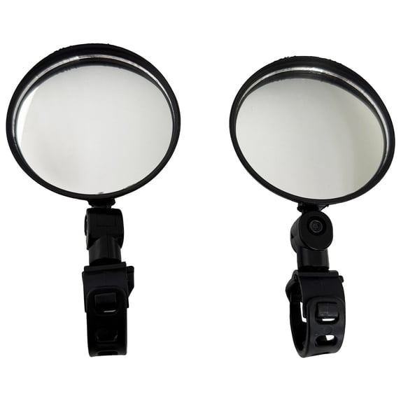 2PCS Bicycle Circular Rearview Reflective Mirror