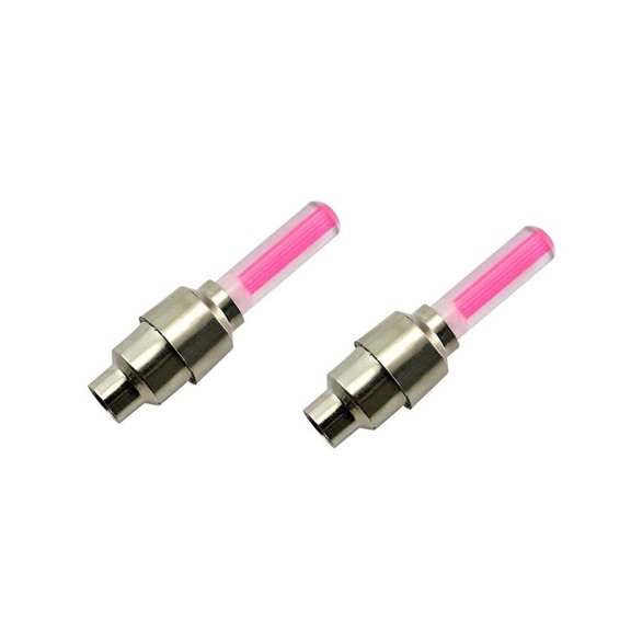 2PCS Bike Car Motorcycle Wheel Tyre Valves Cap Flash LED Light Lamp Accessories, Selfie Lights