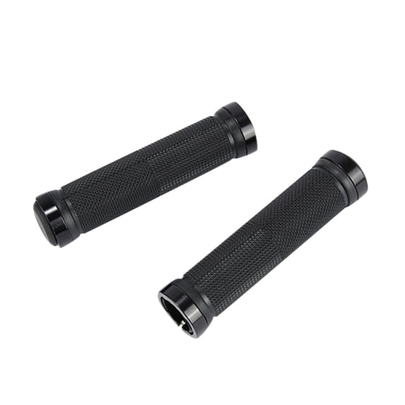 2PCS Bike Mountain Bicycle Handlebar Grips Rubber Anti Ergonomic Design 2.5cm Diameter for Comfort and Durability