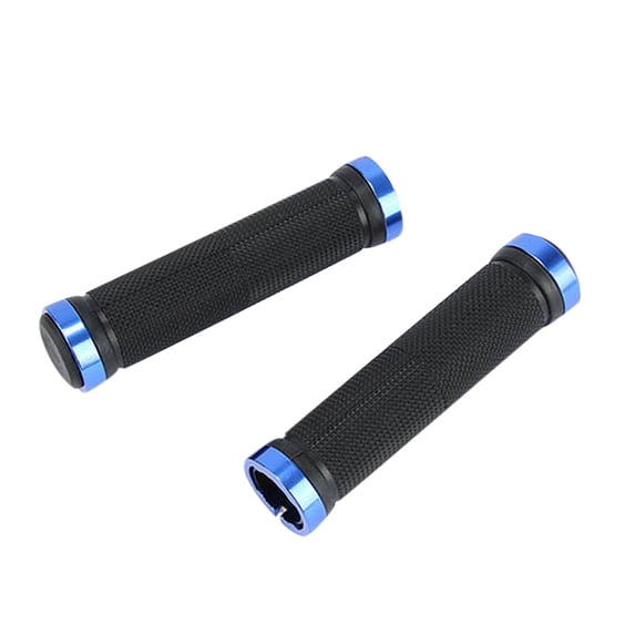 2PCS Bike Mountain Bicycle Handlebar Grips Rubber Anti Ergonomic Design 2.5cm Diameter for Comfort and Durability