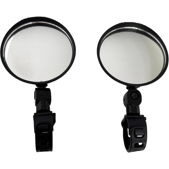 2PCS Bike Rear View Mirrors 180 Adjustable Safe Cycling Mirrors