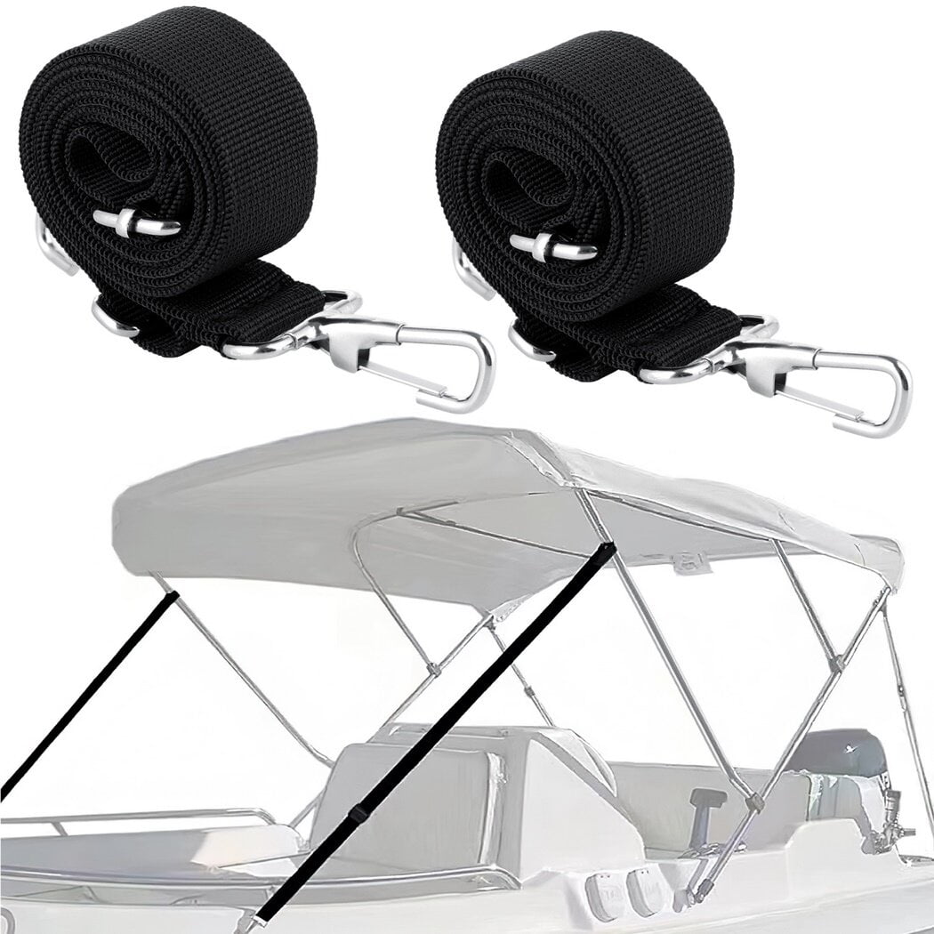 2PCS Bimini Top Straps, Adjustable Heavy Duty Bimini Top Straps with