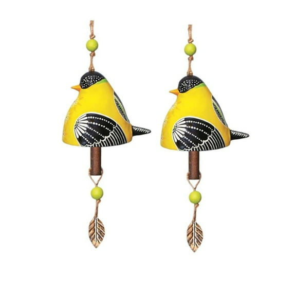 2PCS Bird Song Bell Bird Song Bell Wind Chime Bird Song Bell,E