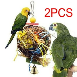 RABBITH Parrot Cage Toy Multi Colored Wood Beads Blocks Plastic Chew Toys Bird Foraging Wall Toy for Budgies Conures Lovebirds Walmart