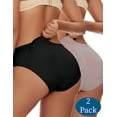thumbnail image 1 of 2PCS Black+Blush Butt Lifter Panty for Women Butt Enhancer Padded Panties S, 1 of 7