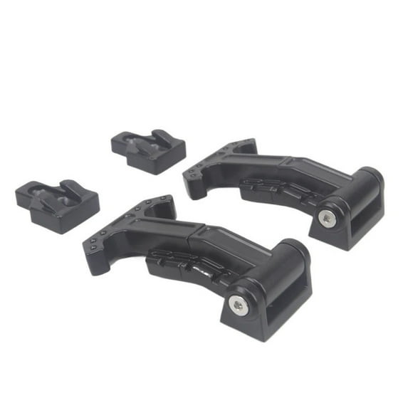 2PCS Black Car Engine Lock Hood Latch Catch Cover for Jeep For Wrangler JL 2018-2022