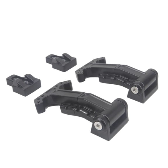 2PCS Black Car Engine Lock Hood Latch Catch Cover for Jeep For Wrangler JL 2018-2022