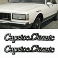 thumbnail image 1 of 2PCS Black Chrome Caprice-Classic Writing Plastic Badges for 1977-1984 Caprice Classic Car Front Fender Side 3D Letter Badge Emblem Name Plate Sticker Decal 20079927, 1 of 6