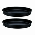thumbnail image 1 of 2PCS Black Lazy Organizer 10Inch,Rotating Turntable for Kitchen, Cabinet, Vanity, Bathroom, Pantry Storage Organizer,2 * 10 Inch Lazy Susan Organizer,Black, 1 of 6