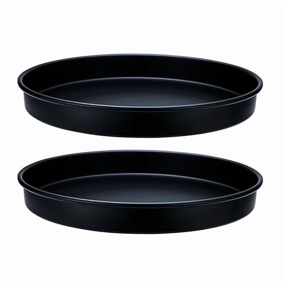 2PCS Black Lazy Organizer 10Inch,Rotating Turntable for Kitchen, Cabinet, Vanity, Bathroom, Pantry Storage Organizer,2 * 10 Inch Lazy Susan Organizer,Black