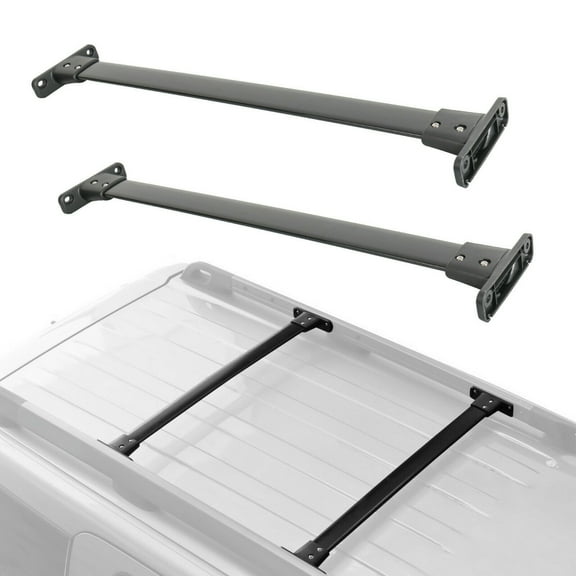 MOSTPLUS M35035 Roof Rack Cross Bars, Black for Nissan (2005-2012)