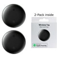 thumbnail image 1 of 2PCS Bluetooth Tracker, Smart Air Tracker, Key Finder and Item Locator Works with Apple Find My (iOS Only), withKey Ring, Tracker Tag for Keys/Luggage/Wallet, etc., 1 of 6