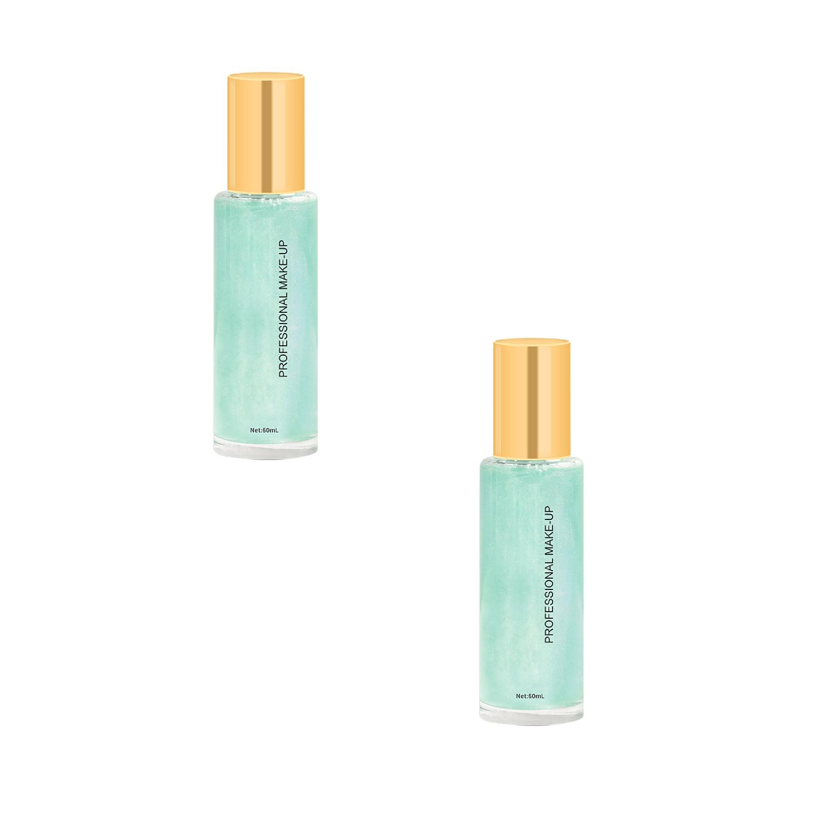 2PCS Body Paint Highlighter Powder Spray Glitter Body Face High Gloss