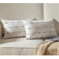 thumbnail image 1 of 2PCS Boho Throw Pillow Covers Modern Farmhouse Decorative Cushion Case - Ideal for Sofa, Couch, Bed and Home Décor 18x18in, 1 of 6