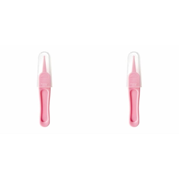 2PCS Booger Tool | Nose Cleaner For Babies Effective Cleaning Supplies Portable Tweezers Round For Children For Cleaning Ear Canals Nasal Passages Home Decor 9X1.5X1.5Cm