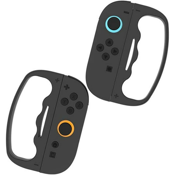2PCS Boxing Grips with Hand Rope for Switch 2 2025 Controllers - Suitable for Boxing Games and Fighting Games (Black)