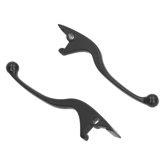 2PCS Brake Handle Lever Aluminum Alloy Black Replacement for Yamaha Motorcycle Moped ATV
