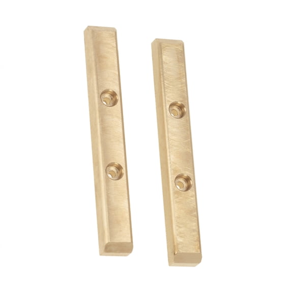 2PCS Brass Bars Set for Axial SCX24 AXI90081 Protects Skid Plate/Cross Member Hardware