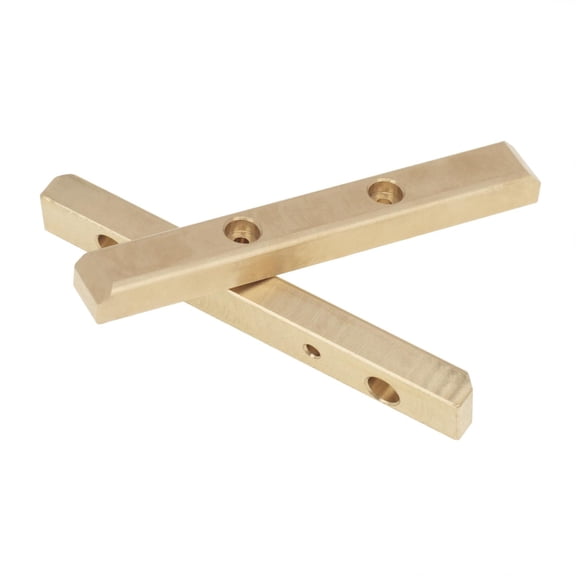 2PCS Brass Boulder Bars Set Weight at Low Point for Axial SCX24 AXI90081, Ensures Protection for Hardware