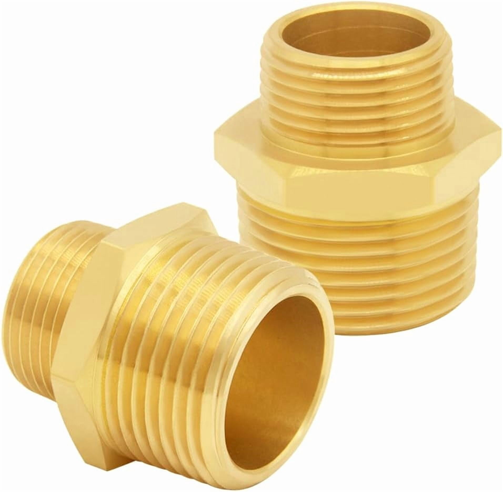 2PCS Brass Reducer Adapter, 3/4