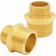 2PCS Brass Reducer Adapter, 3/4