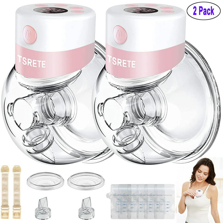 Wearable Breast Pump Electric,Hands Free 2 Modes 9 Levels Worn in