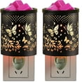 thumbnail image 1 of 2PCS Butterfly Melting Wax Lamp，Night Lamp Decor Electric Candle Plug In Wax Warmer Aroma Diffuser, 1 of 10