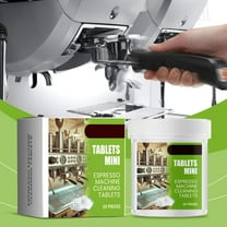 2PCS Cafe Espresso Cleaning Supply Kit,10 Tablets/bottle, Descale Packets, Cleaning Tablets, Water Filters, Espresso & Coffee Machine Cleaner