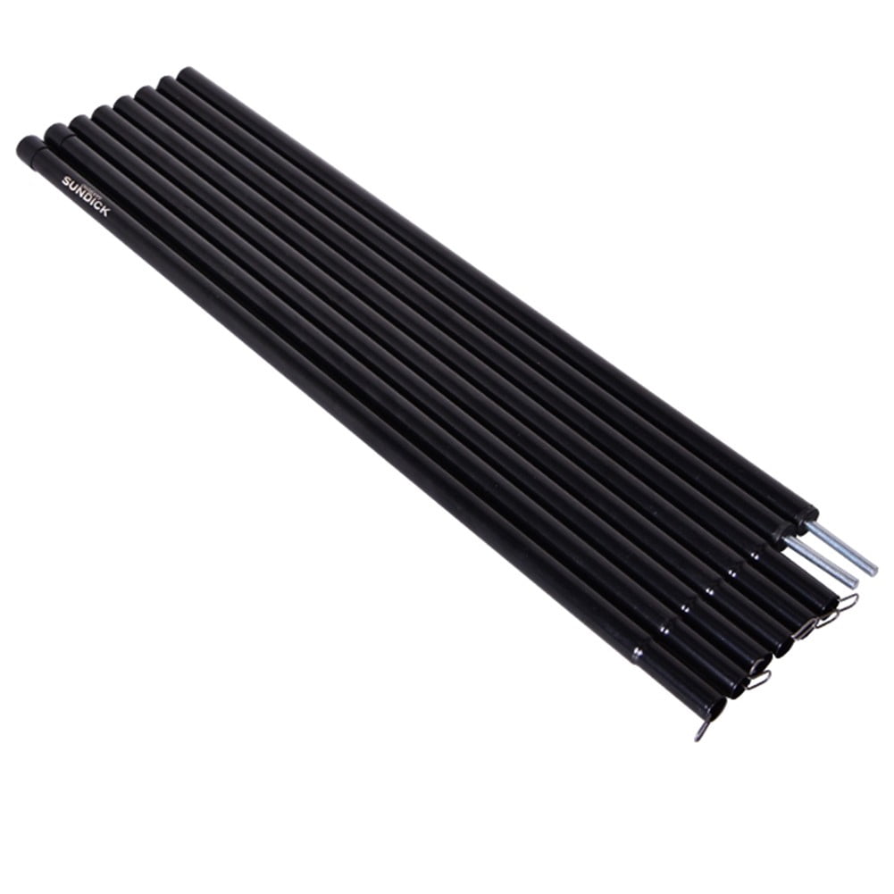 2PCS Canopy Support Rods Sun Shelter Pole Outdoor Tent Rods Canopy Tarp