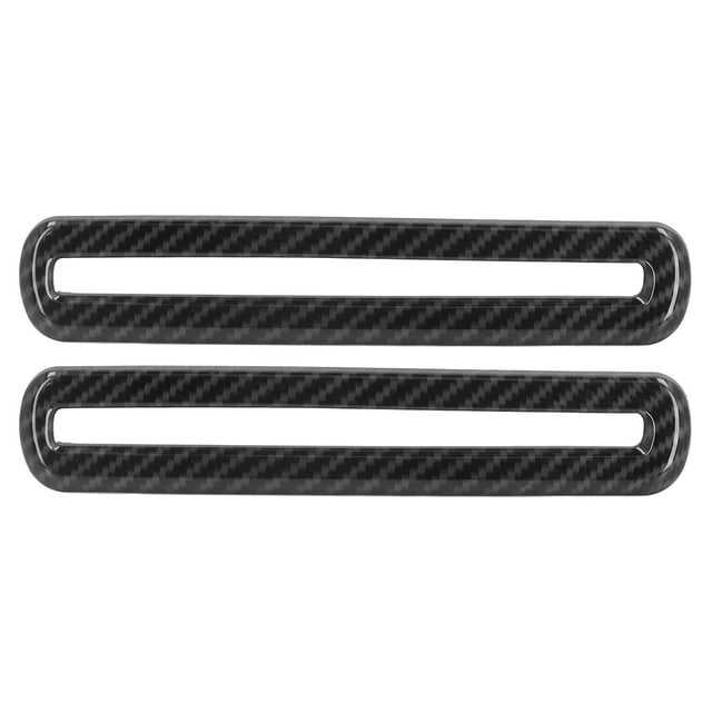 2PCS Car Door AC Outlet Vent Trim Carbon Fiber Style Replacement for ...