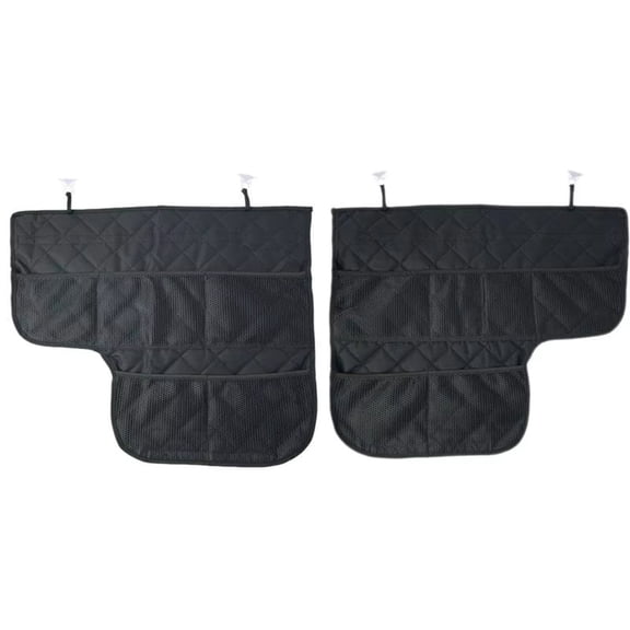 2PCS Car Door Protector for Dogs Pet Car Door Cover-Waterproof Scratchproof Nonslip Car Door Protector,2 * Car Door Protector for Dogs,Black