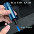 thumbnail image 2 of Portable Mini Car Window Breaker Escape Tool Glass Breaker Seatbelt Cutter 2 In 1 With Holder 2 of 14