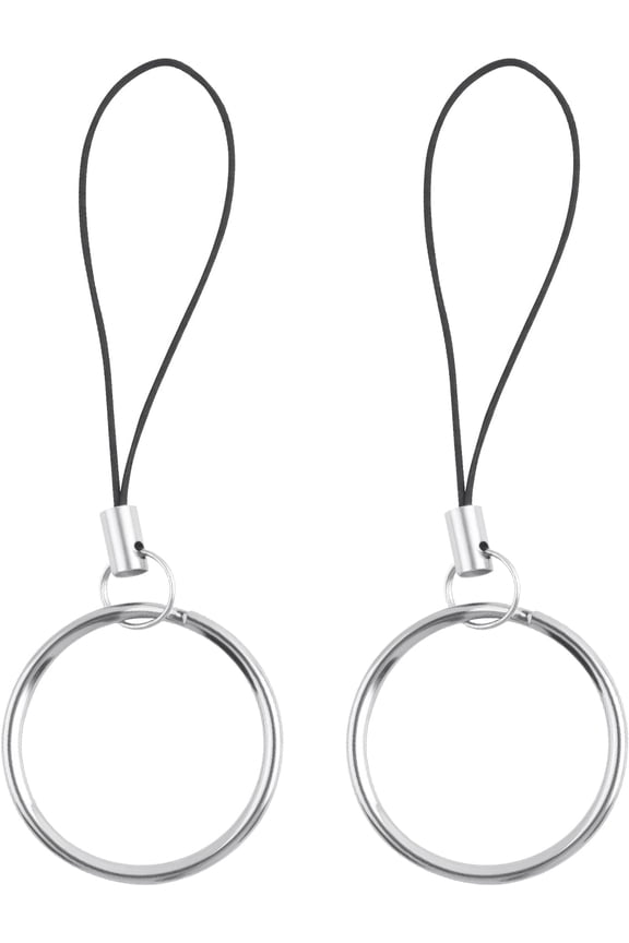 2PCS Car Key Chain,Durable Car Keychain Lanyard Compatible with Tesla Model X S,String Keychain for USB Drives/Key